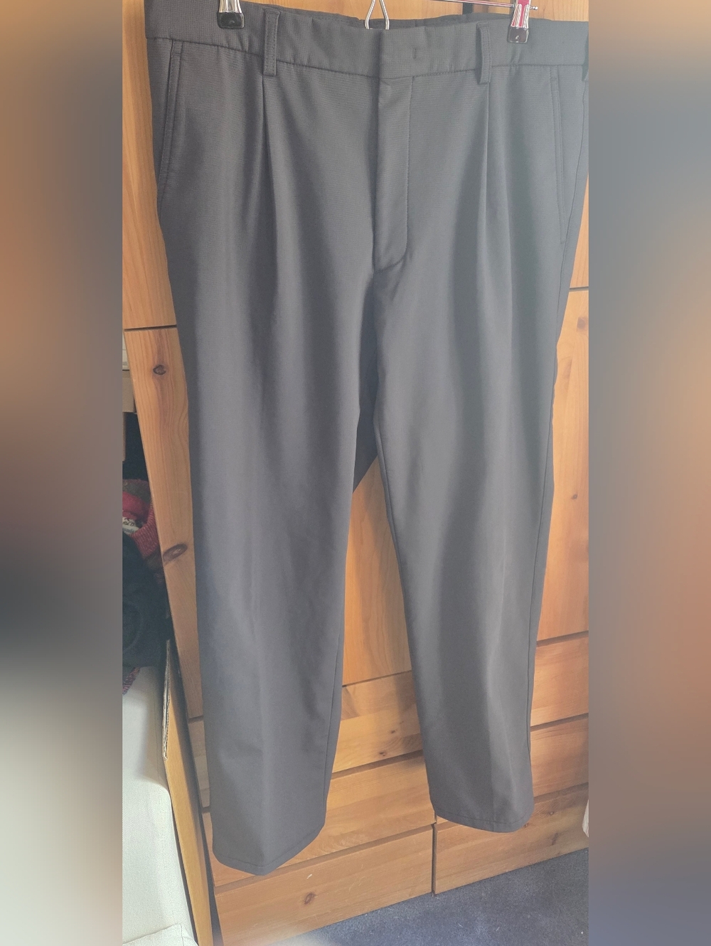 Jack Nicklaus Men's Brown & Black Check Thermal Golf Pants Size 38